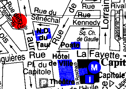 carte de toulouse